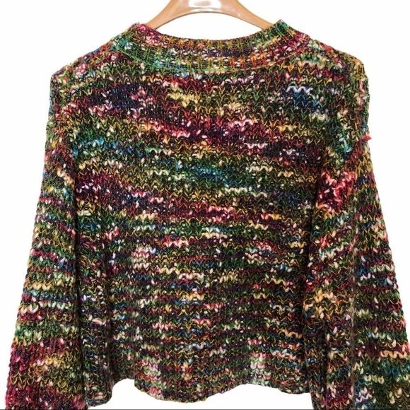 Code x Mode Cropped Crew Neck Chunky Knit Sweater - Picture 4 of 6